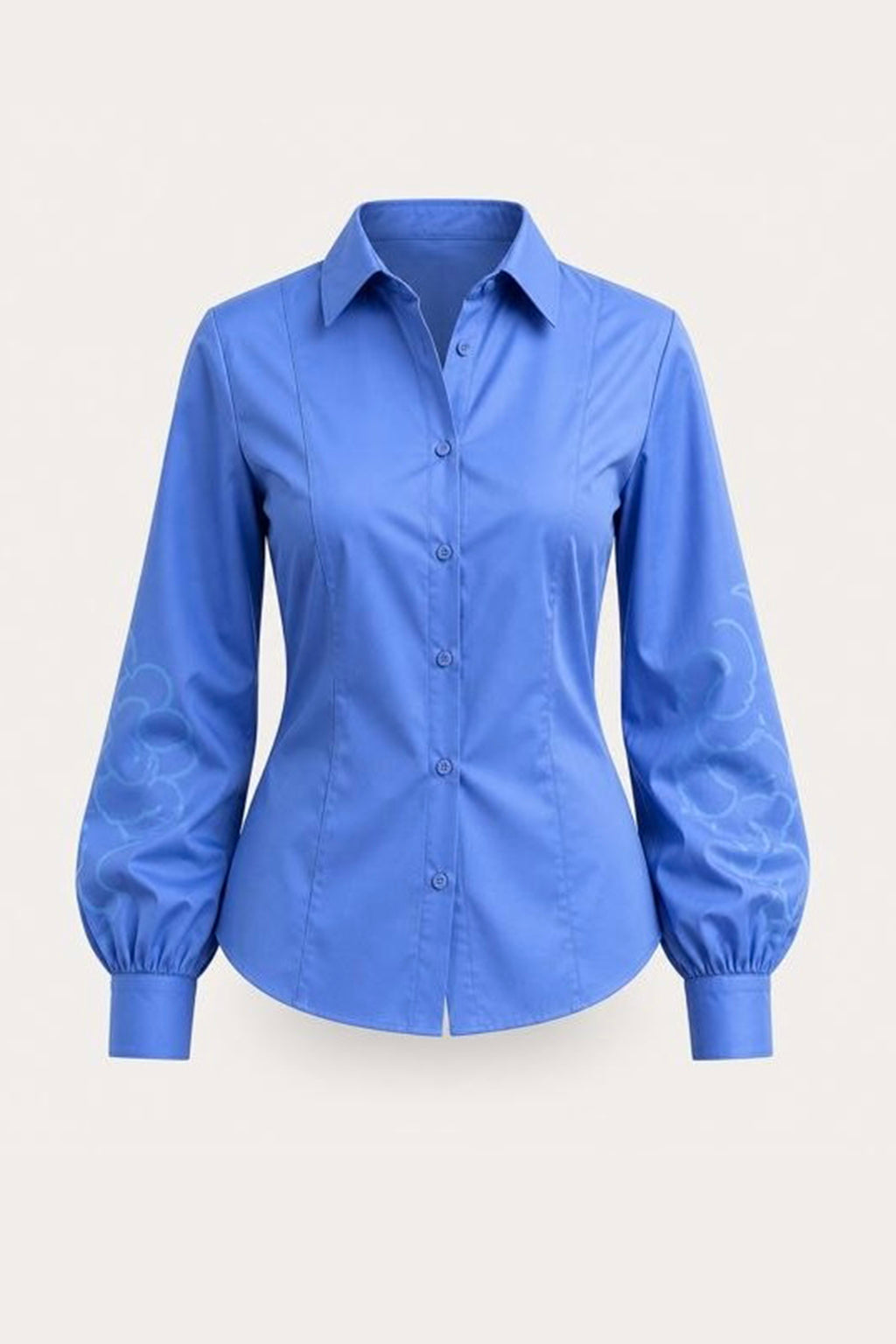 Poplin Blouse - Blue