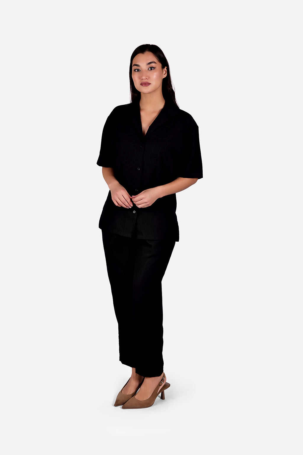 GN-AW Blouse Linen Black