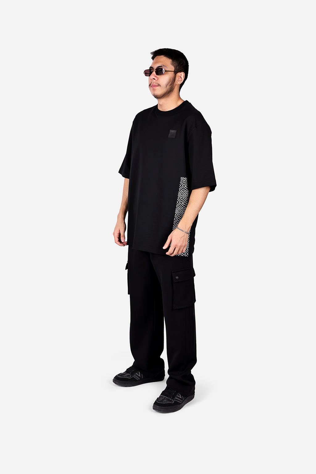 GN-AW Fleece Sweat-shirt Black