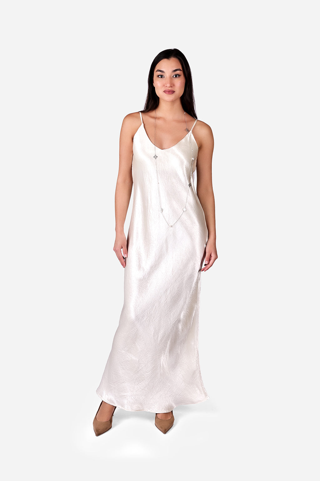 GN-AW Ivory Dress Viscose Ivory