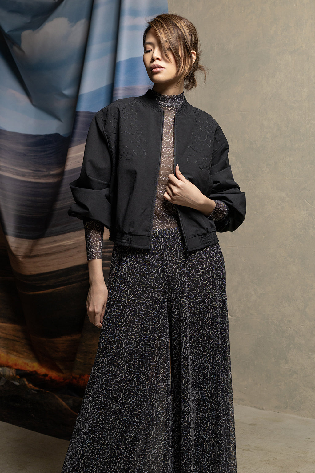 GN-AW Dress Mash Black L