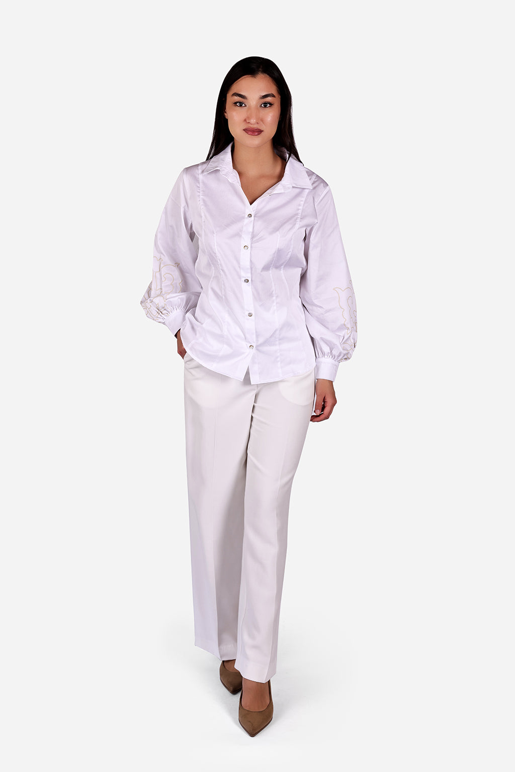 GN-AW Blouse Poplin White