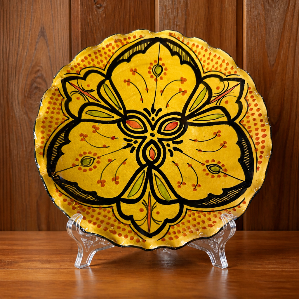 Hand-painted Ceramic Plate