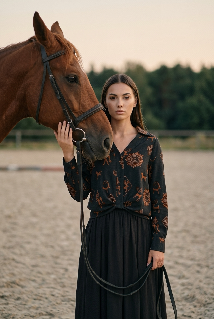 Nomadic Shirt Petroglyphs