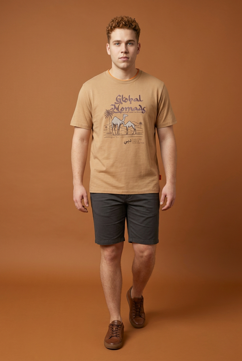 T-shirt - Camel