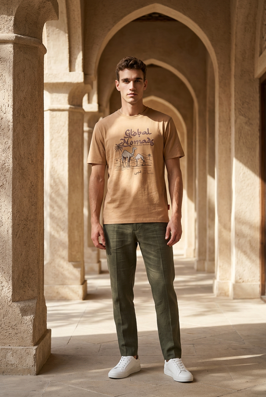 T-shirt - Camel