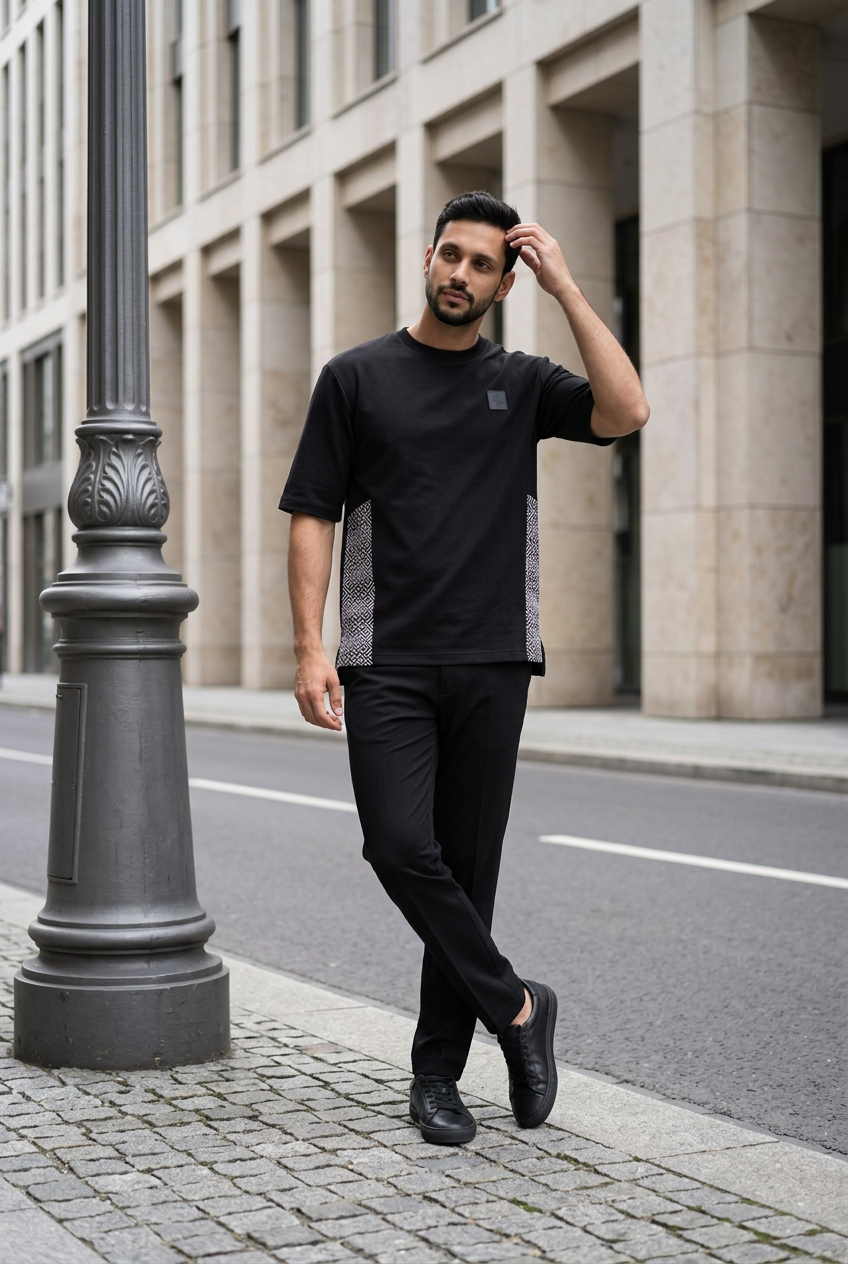 Fleece Sweat-shirt - Black