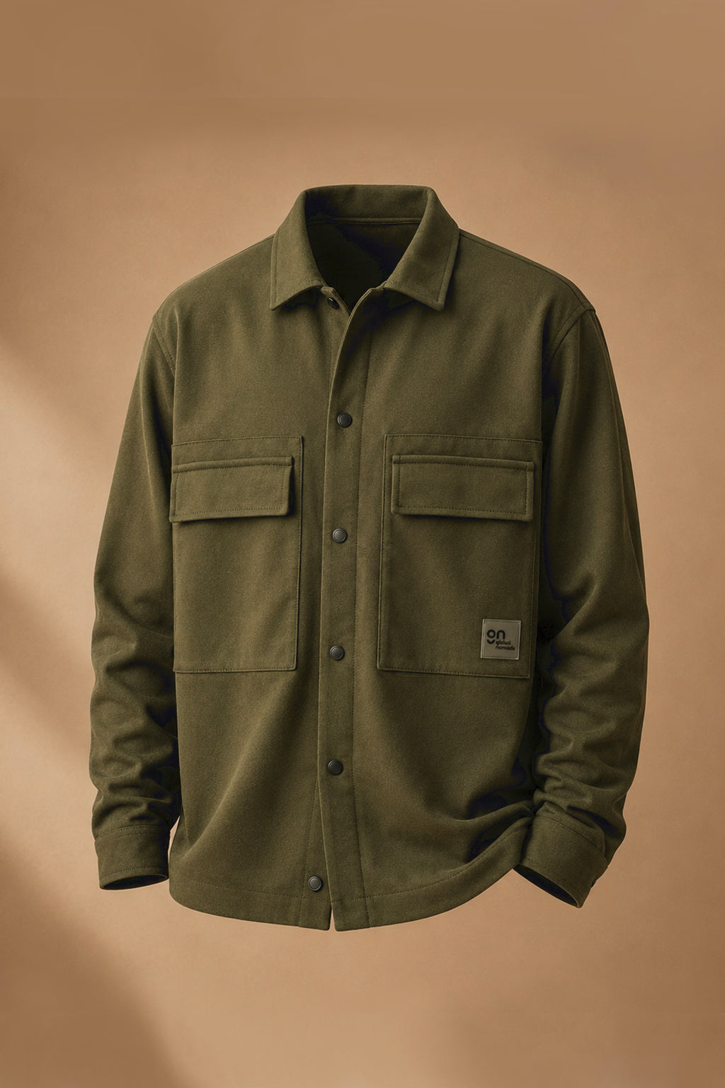 Interlock Overshirt - Khaki