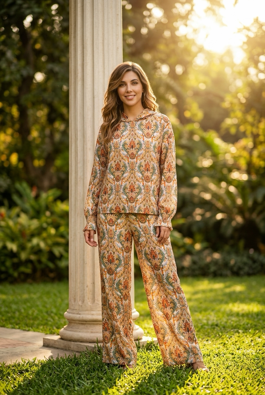 Modern Ethnic Hoodie