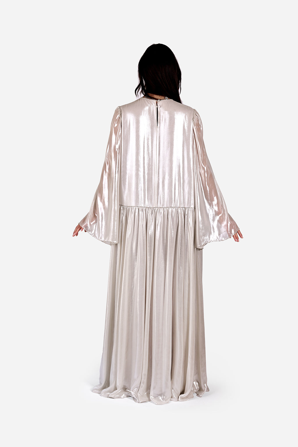 Nurshah - Chiffon dress, gray