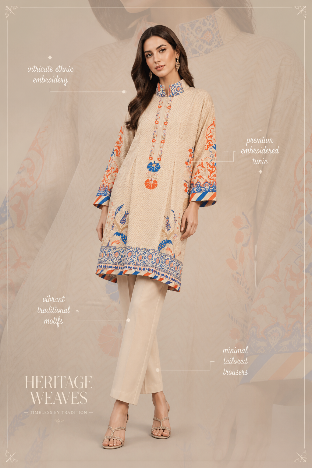 Summer Linen Long-sleeve Dress