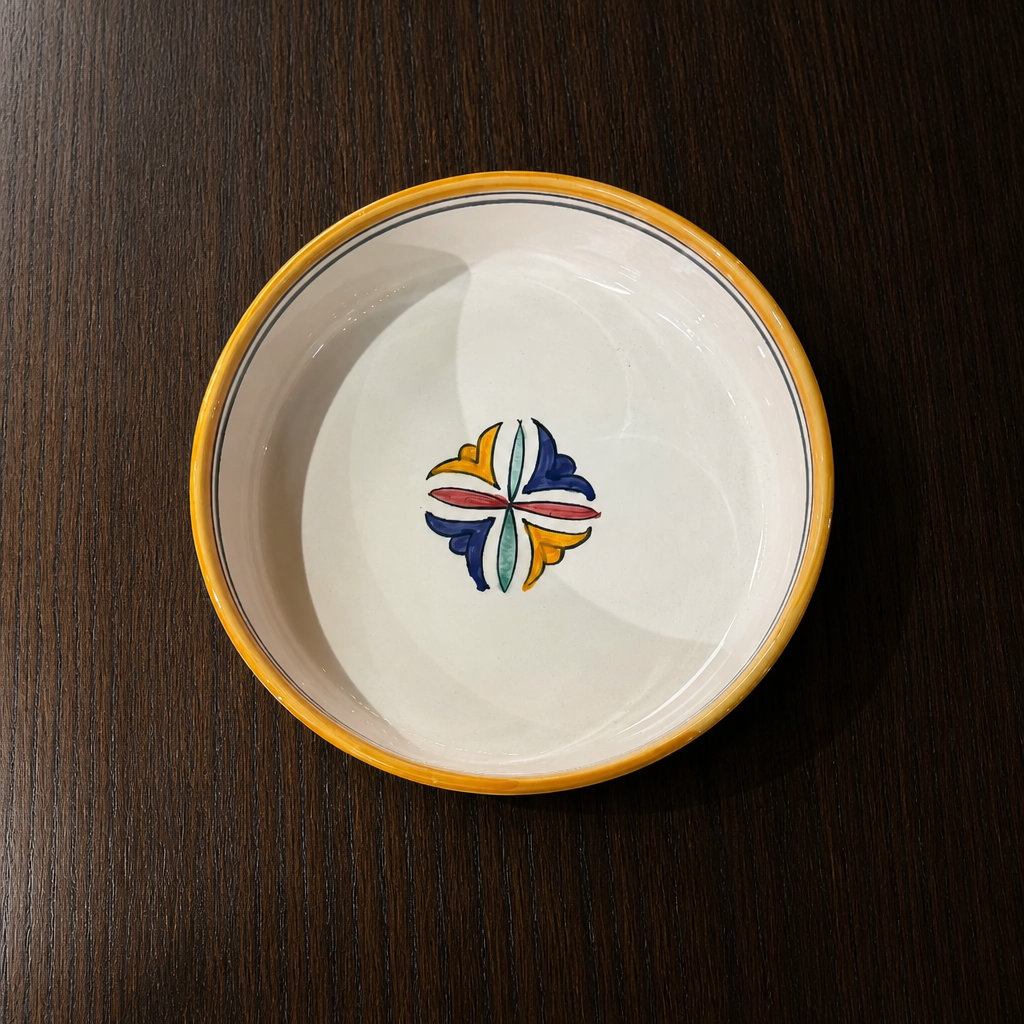 Big Ceramic Bowl with Decorative Pattern