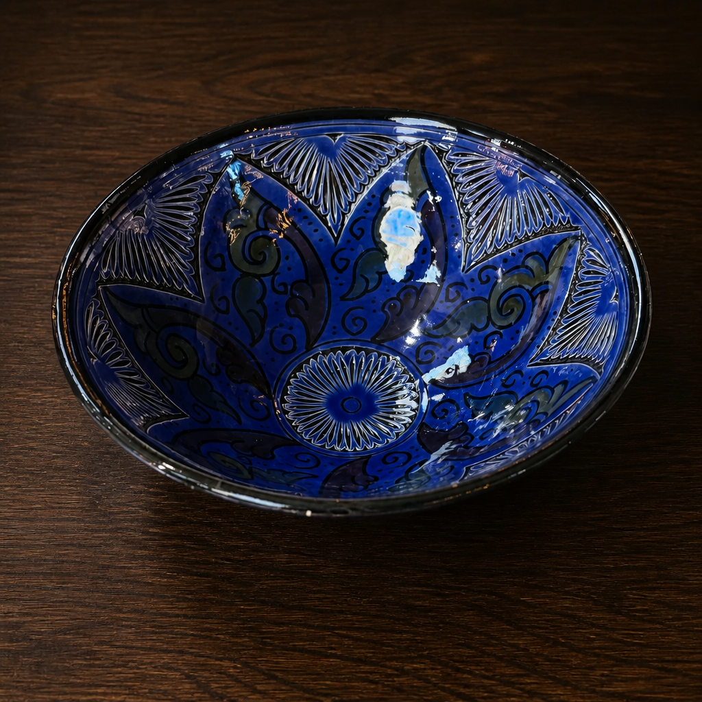 Designer Fruit Bowl - Blue