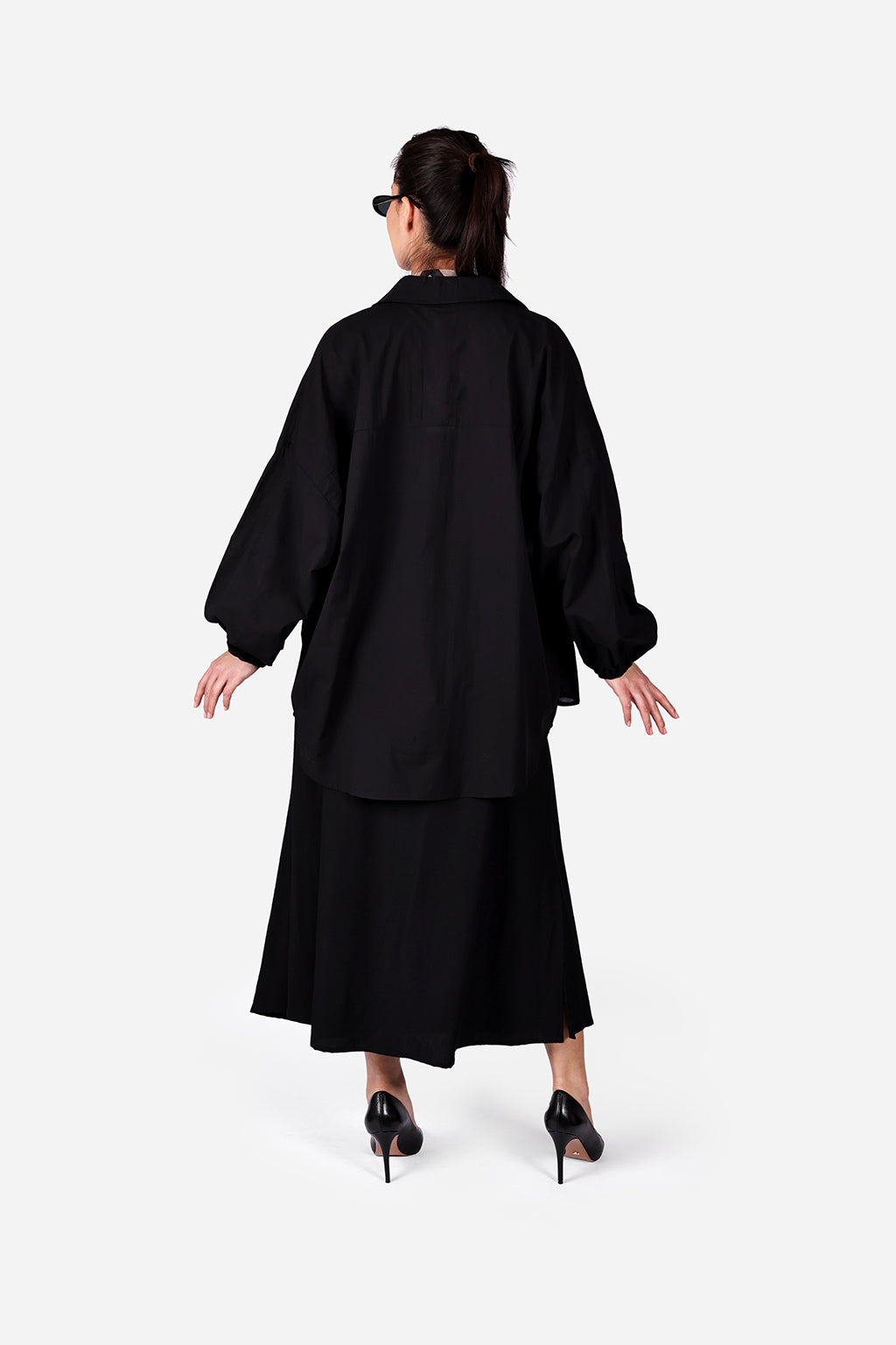 GN-AW Black Blouse Voil Black