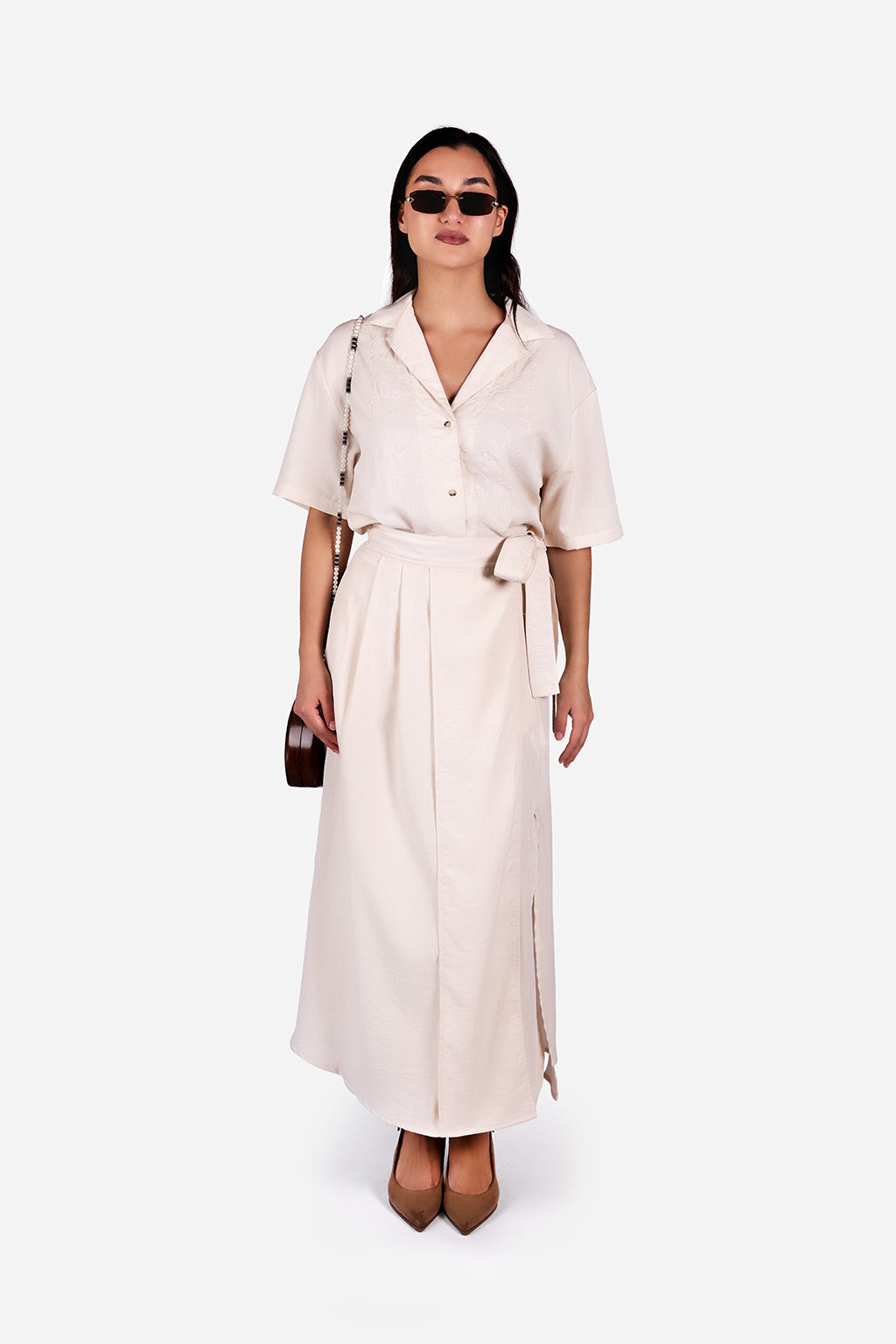 GN-AW Blouse Linen Ivory