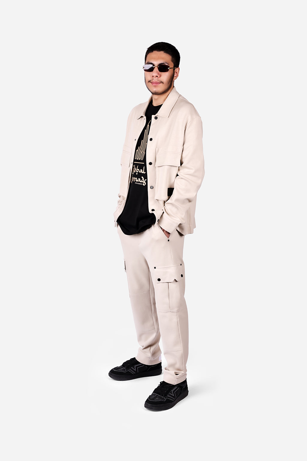 GN-AW Interlock Trousers Stone