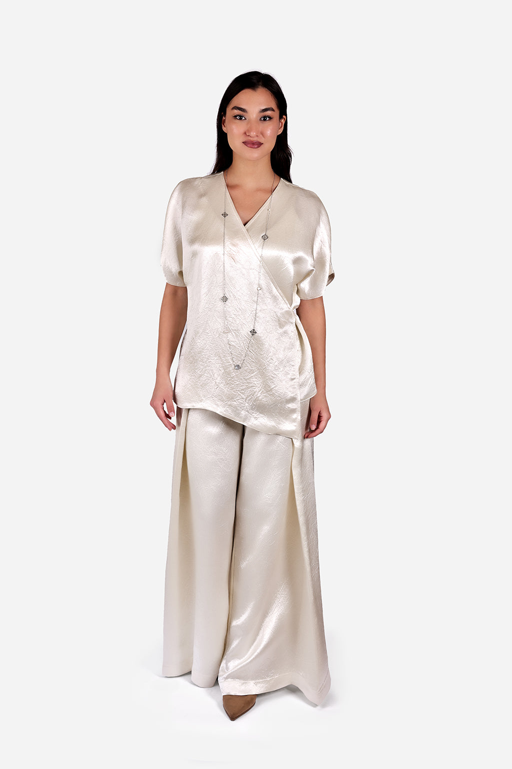 GN-AW Ivory Blouse Viscose Ivory