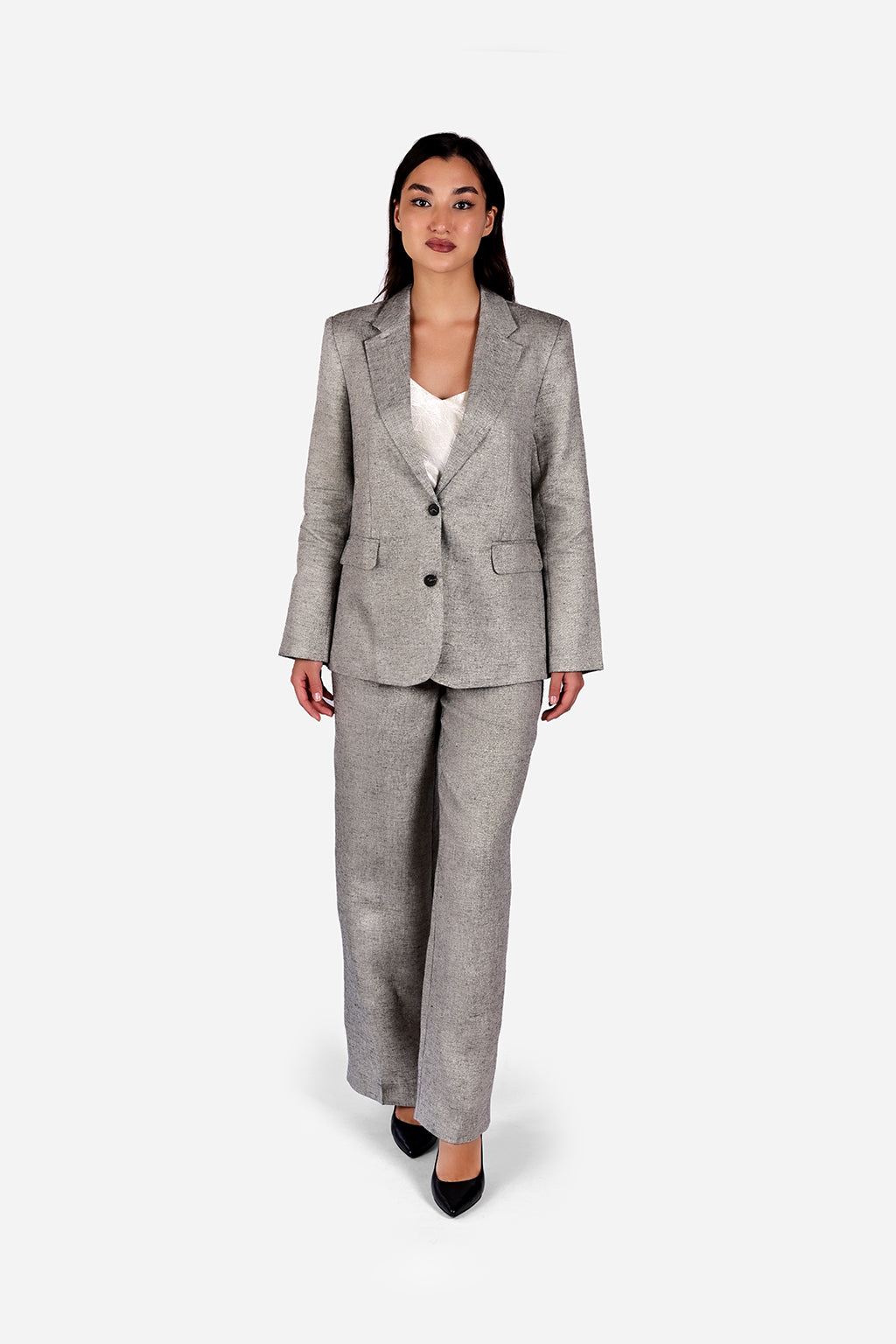 GN-AW Ivory Trousers Linen Ivory