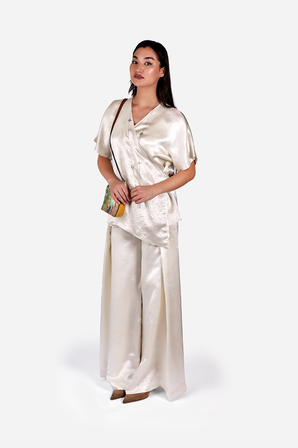 GN-AW Ivory Trousers Viscose Ivory