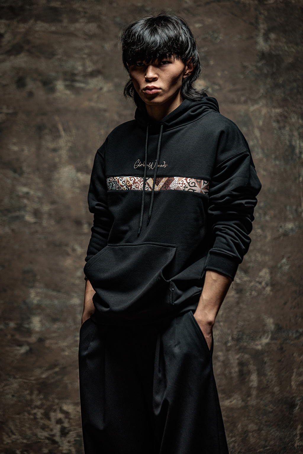 GN-AW Hoodie Fleece Black M
