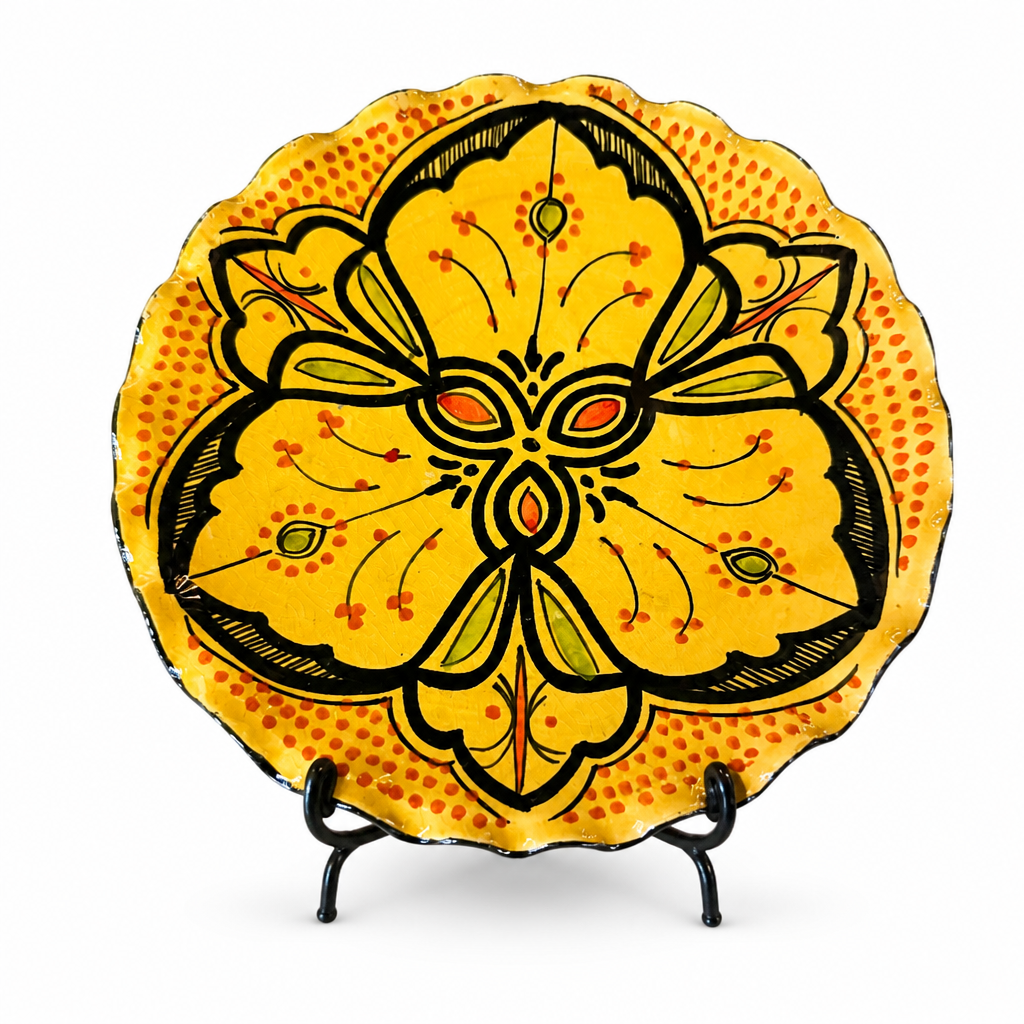 Hand-painted Ceramic Plate