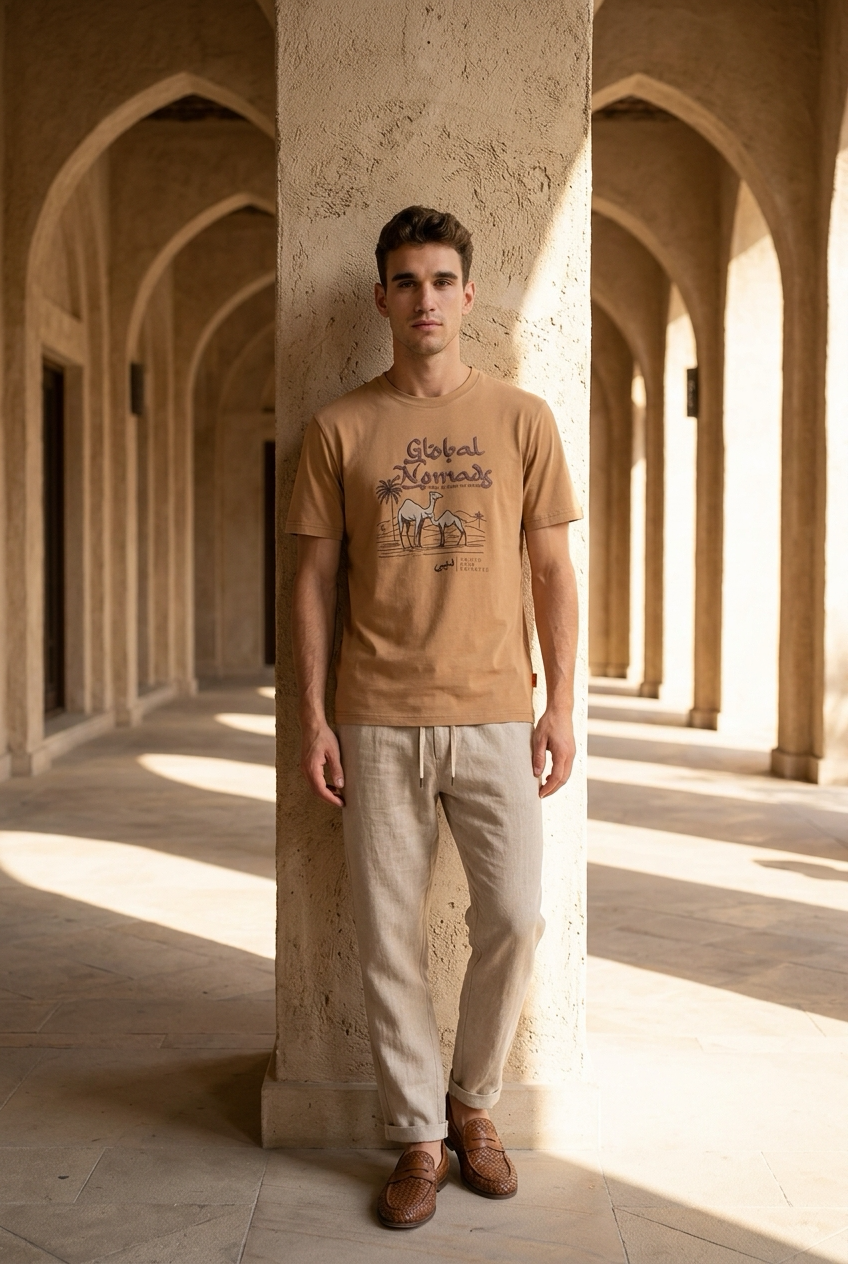 T-shirt - Camel