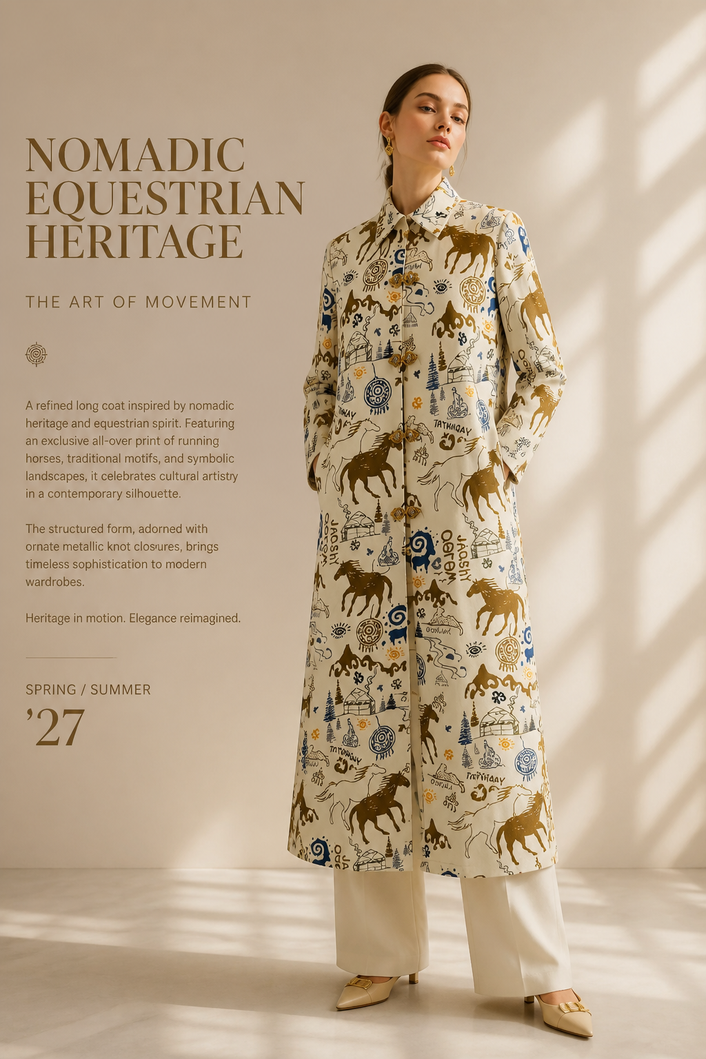 Nomadic Dress Shirt - Horses