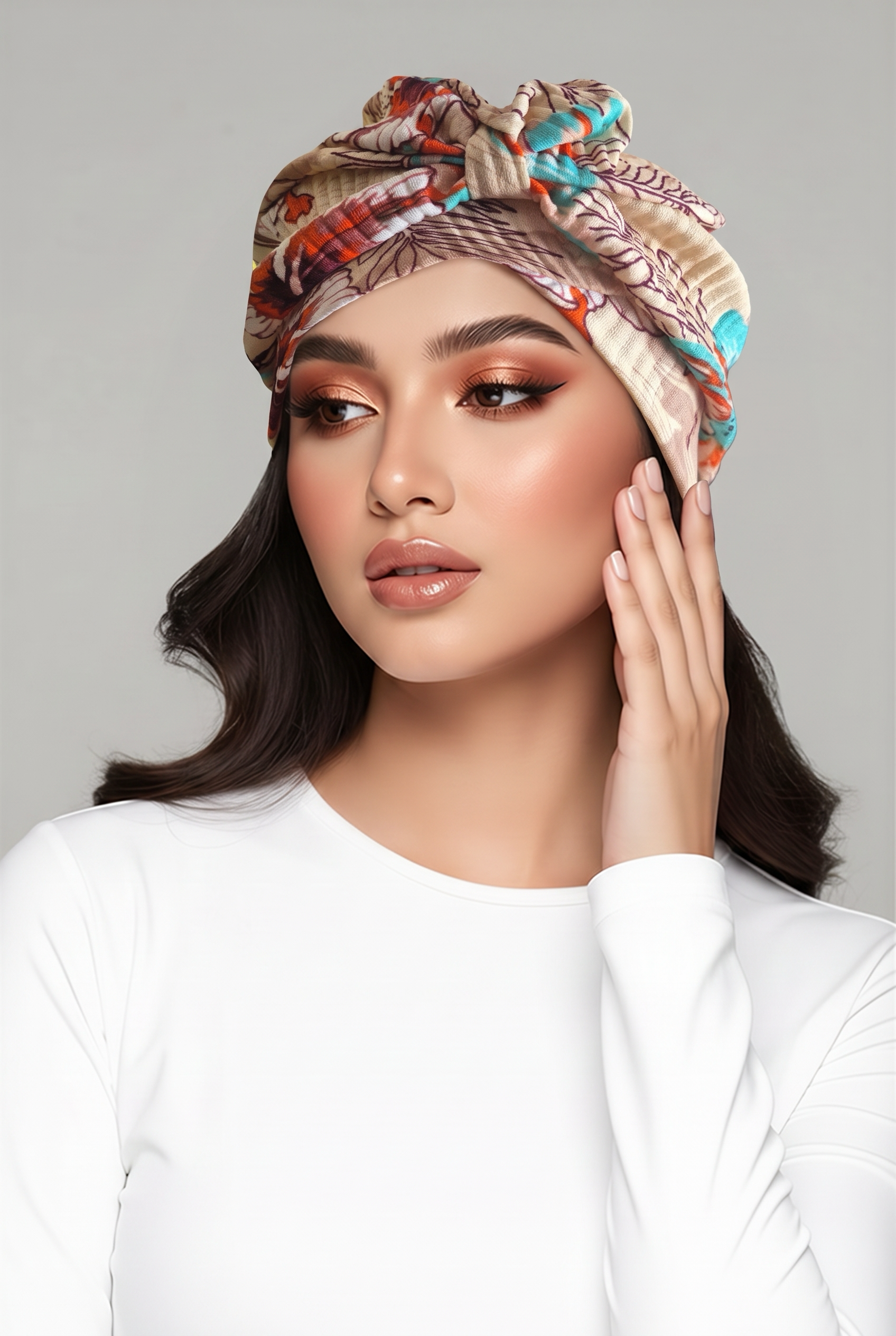 Turban with Bow