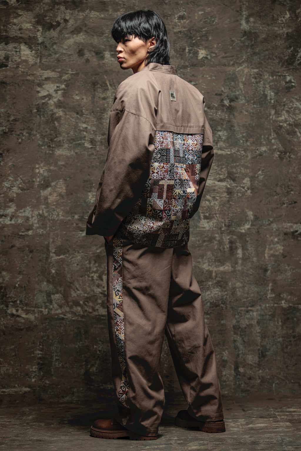 GN-AW Suit Gabardine Latte